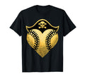 Baseball Pirate Baseball Player T-Shirt - Custom Art Print Unisex - T-Shirt, Sweatshirt, Hoodie