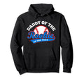 Daddy Rookie Rookie Year Baseball Dad Hoodie - Unique Graphic Unisex - T-Shirt, Sweatshirt, Hoodie