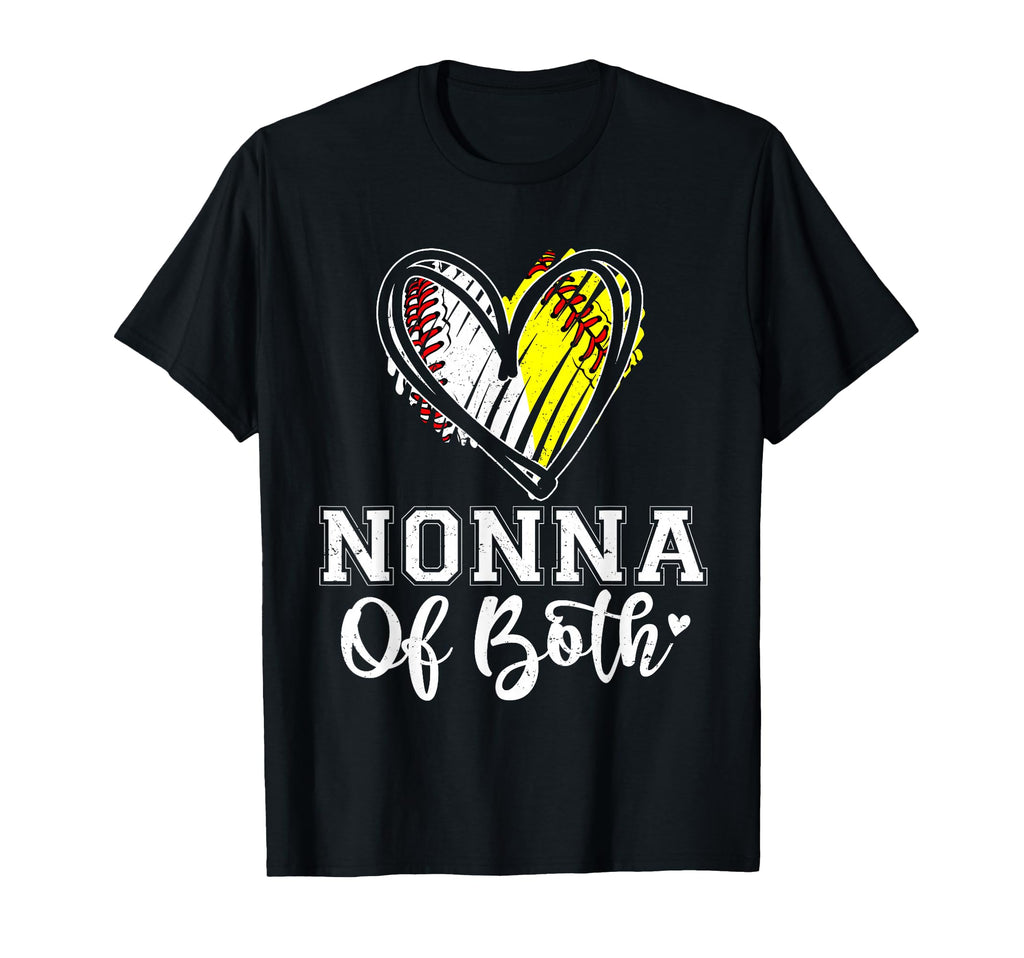 Nonna Both Baseball Softball Grandma T-Shirt - Casual Everyday Wear Unisex - T-Shirt, Sweatshirt, Hoodie