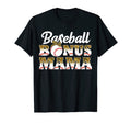 Baseball Bonus Mama Game Day Leopard T-Shirt - Custom Art Print Men Women - T-Shirt, Sweatshirt, Hoodie