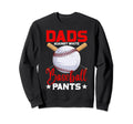 Dads Against White Baseball Sweatshirt - Aesthetic Graphic for Adults - T-Shirt, Sweatshirt, Hoodie