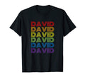 David Rainbow T-Shirt - Minimalist Print Men Women - T-Shirt, Sweatshirt, Hoodie