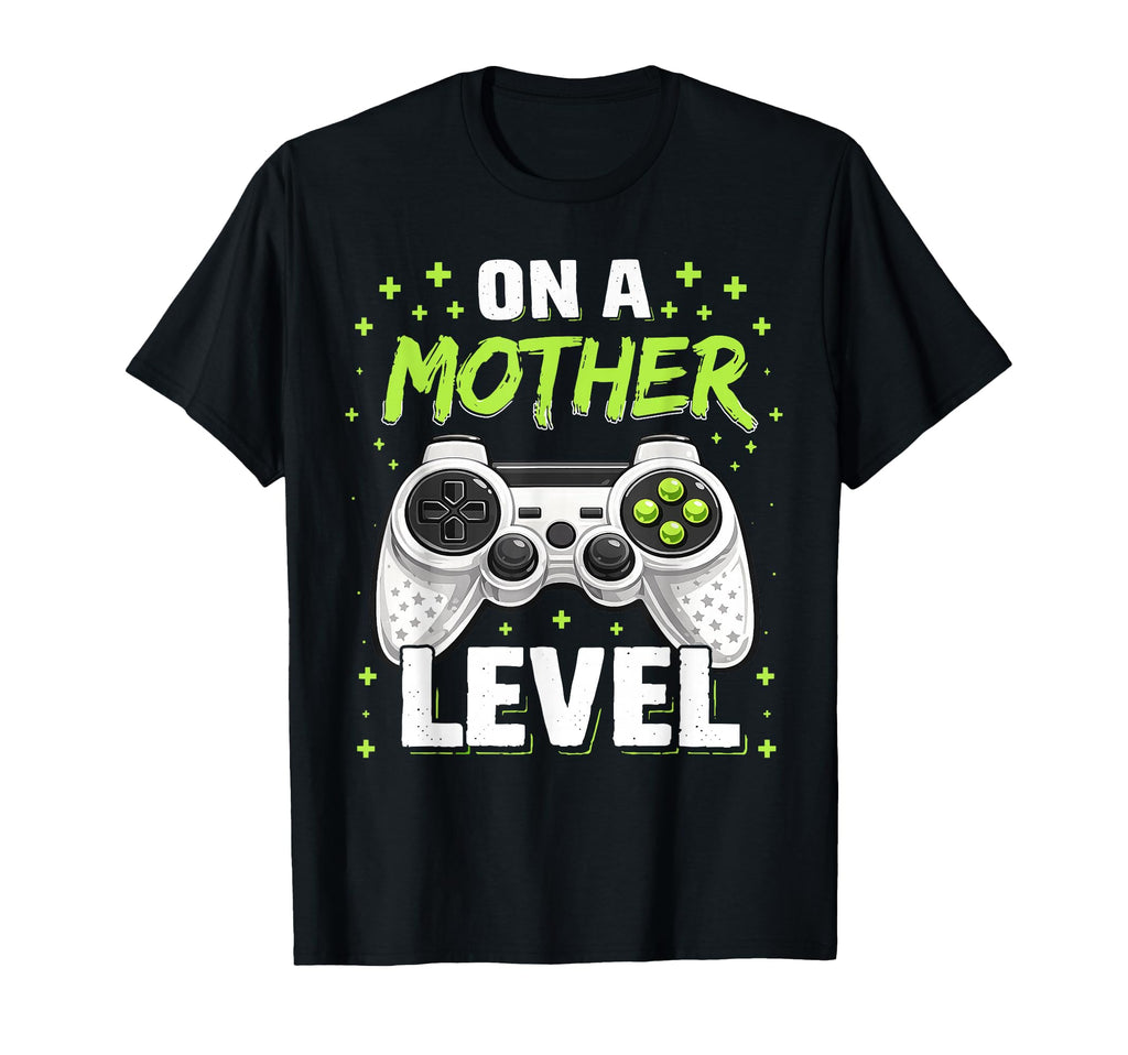 Funny Mother Level Mom Gamer Gaming T-Shirt - Aesthetic Graphic Men Women - T-Shirt, Sweatshirt, Hoodie