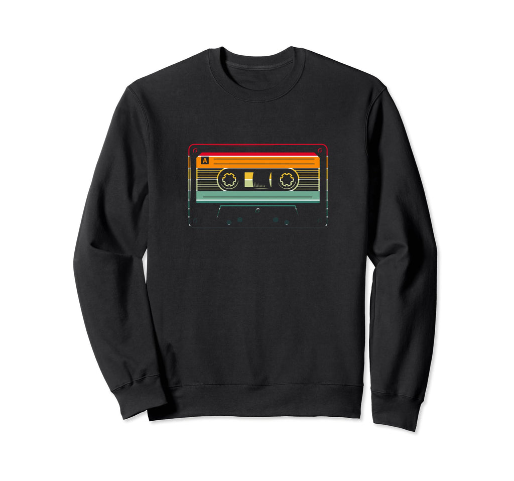 Cassette Tape Hip Hop Music 80S Sweatshirt - Fun Novelty Design Men Women - T-Shirt, Sweatshirt, Hoodie