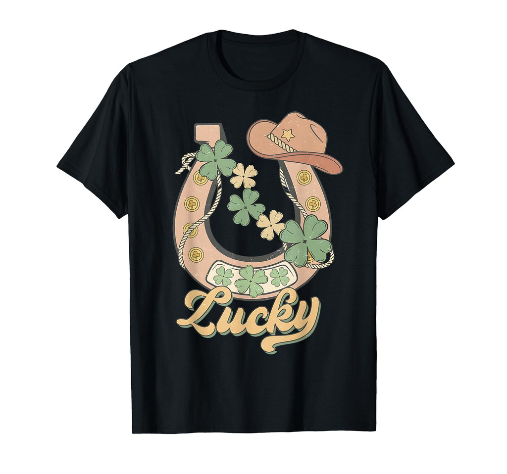 Howdy Cowboy St Patricks Day Lucky T-Shirt - Fun Novelty Design Unisex - T-Shirt, Sweatshirt, Hoodie