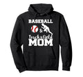 Baseball And Track And Field Mom Funny Hoodie - Minimalist Print Unisex - T-Shirt, Sweatshirt, Hoodie