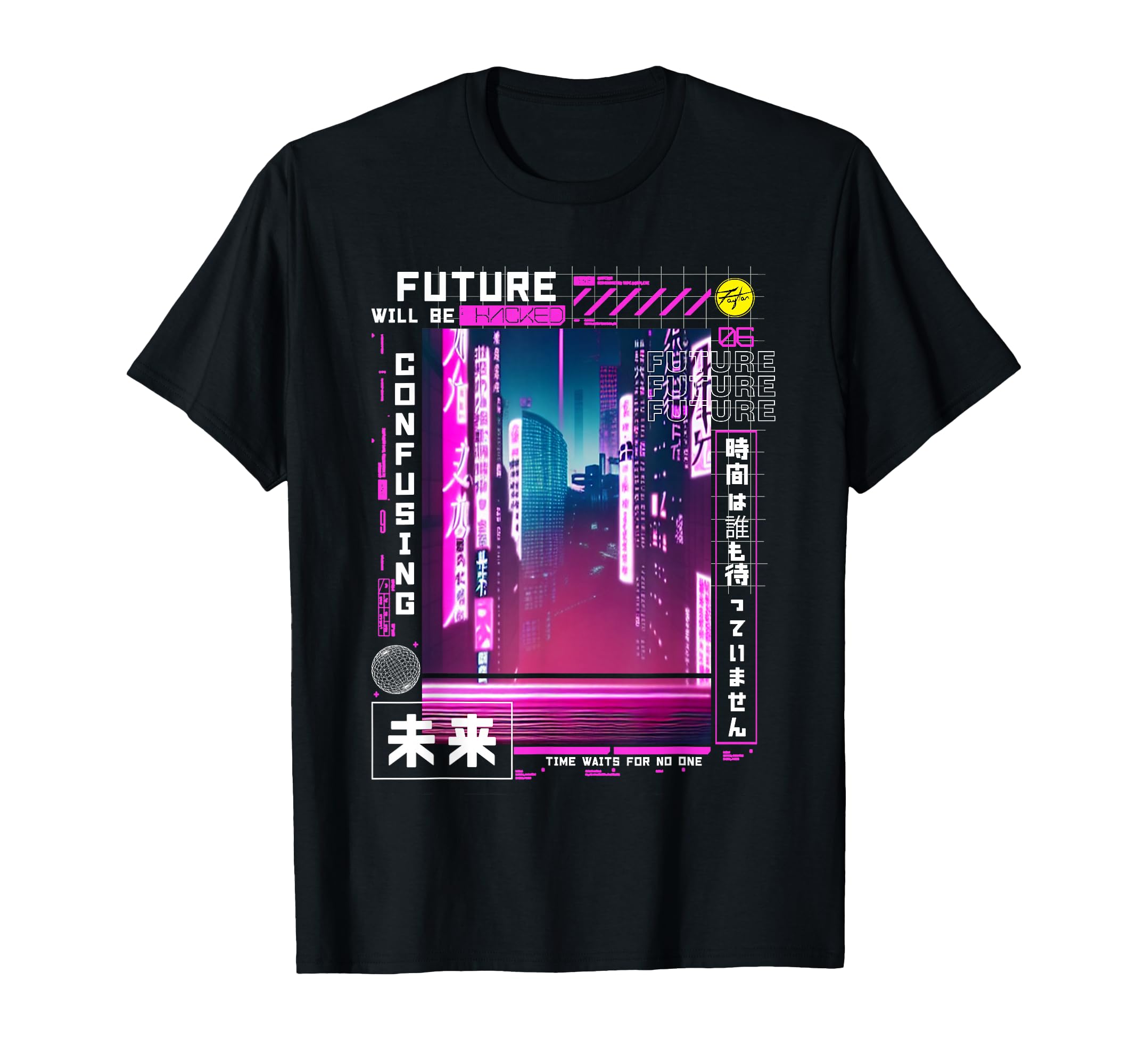 Tokyo Cyberpunk Vaporwave Japanese T-Shirt - Novelty Apparel for Adults - T-Shirt, Sweatshirt, Hoodie