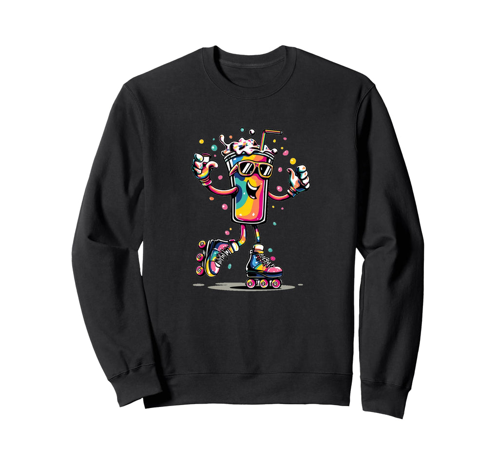 Nice Disco Costume Roller Sweatshirt - Casual Everyday Wear Men Women - T-Shirt, Sweatshirt, Hoodie