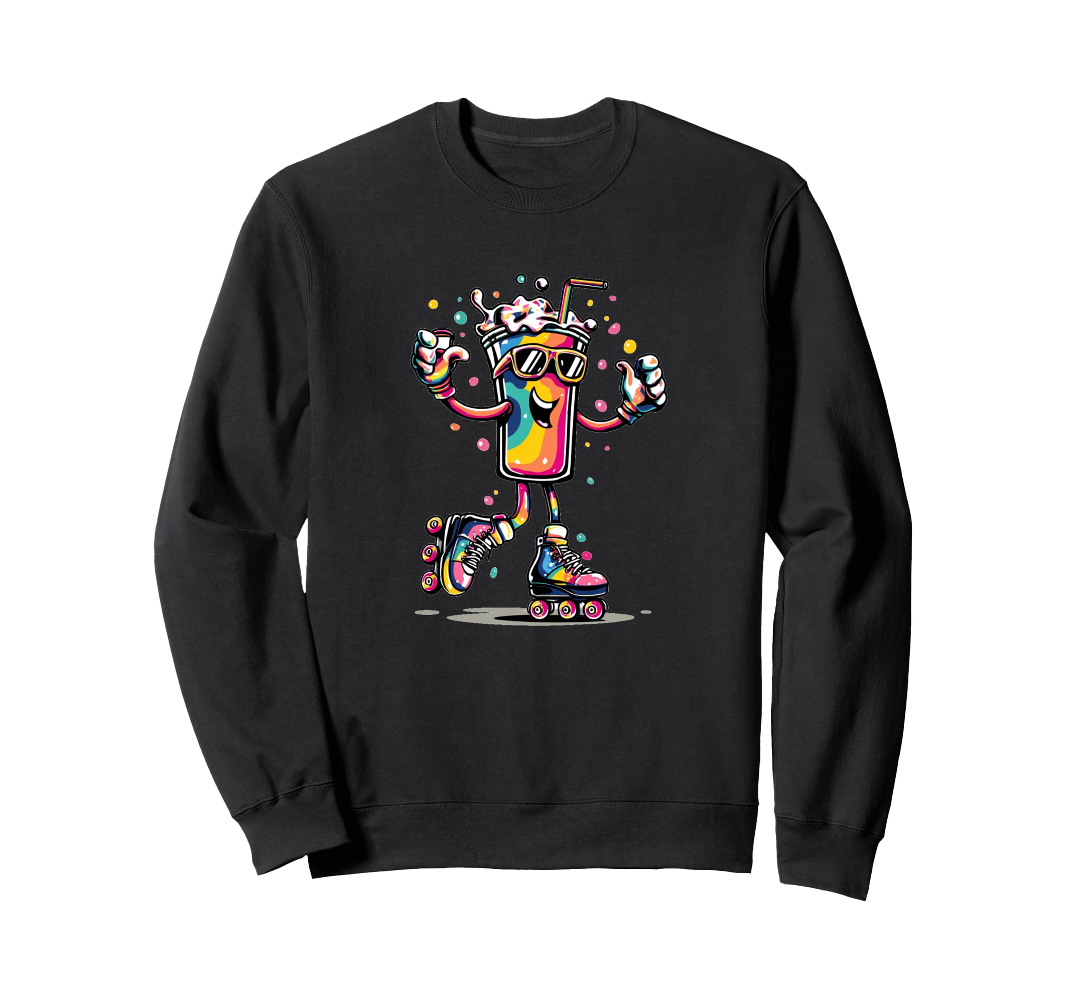 Nice Disco Costume Roller Sweatshirt - Casual Everyday Wear Men Women - T-Shirt, Sweatshirt, Hoodie
