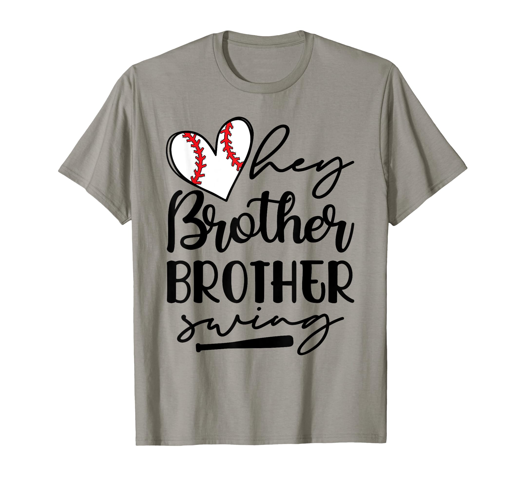 Baseball Sister Hey Brother Brother T-Shirt - Aesthetic Graphic for Adults - T-Shirt, Sweatshirt, Hoodie