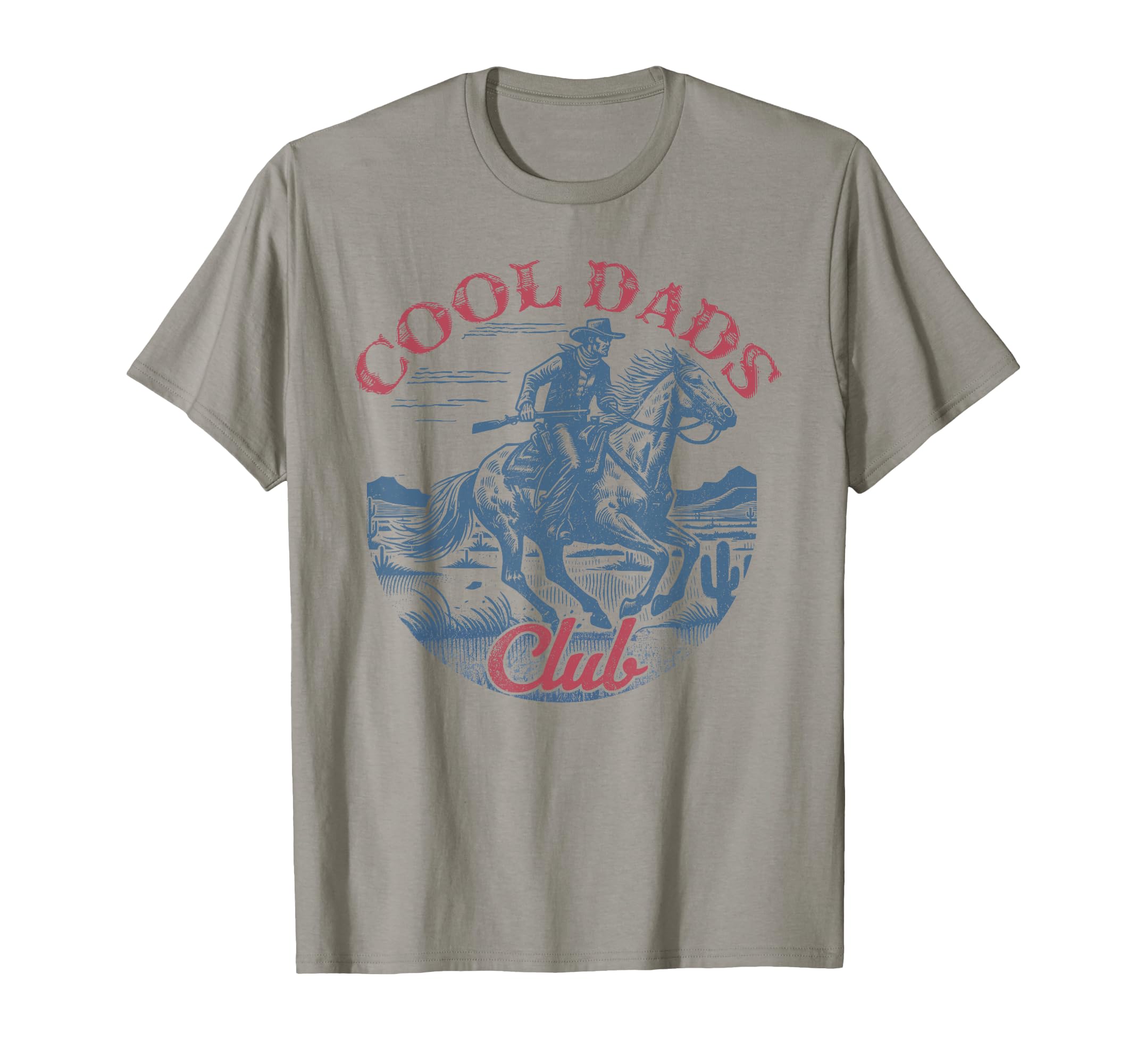 Dads Club Cowboy Fathers Day T-Shirt - Casual Everyday Wear Men Women - T-Shirt, Sweatshirt, Hoodie