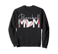 Baseball Mom Mama Sporty Player Sweatshirt - Graphic Print for Adults - T-Shirt, Sweatshirt, Hoodie