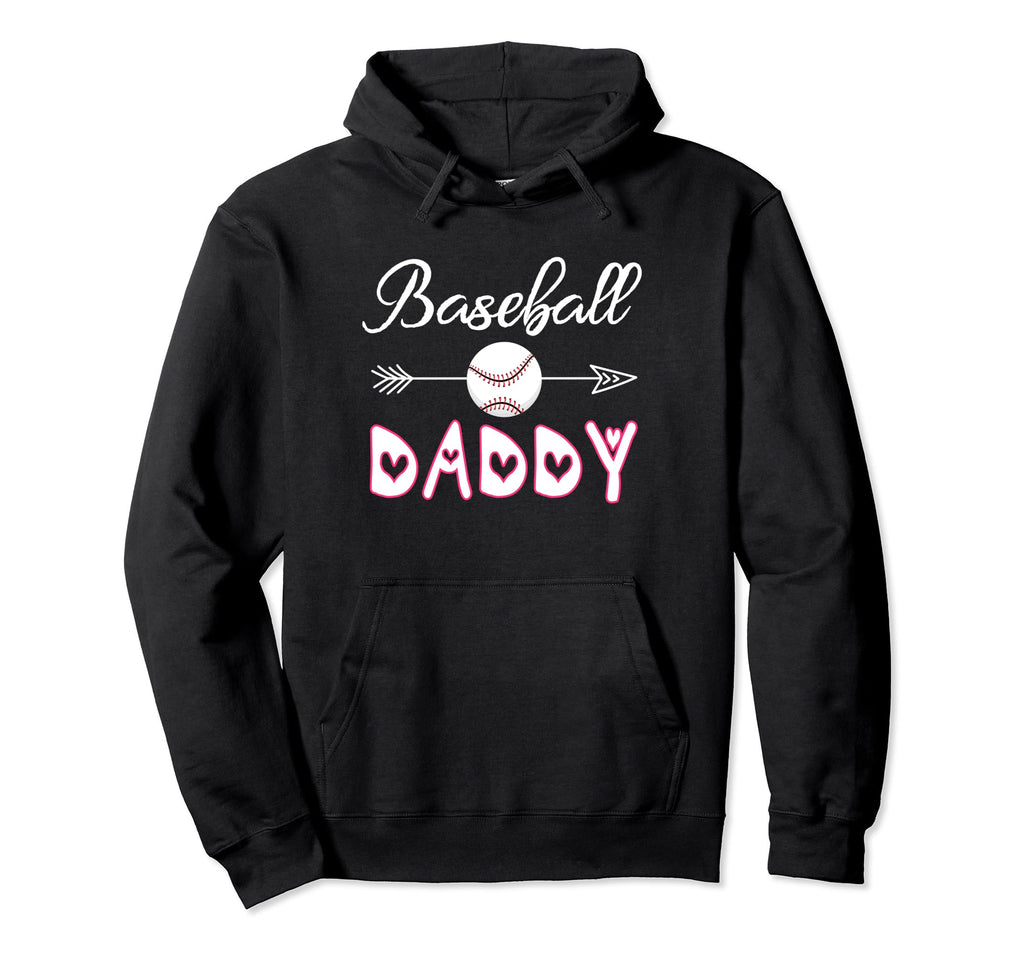 Baseball Daddy Birthday Sport Hoodie - Casual Everyday Wear Unisex - T-Shirt, Sweatshirt, Hoodie