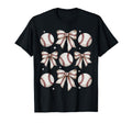 Baseball Coquette Bow Mom Mothers Day T-Shirt - Aesthetic Graphic Unisex - T-Shirt, Sweatshirt, Hoodie