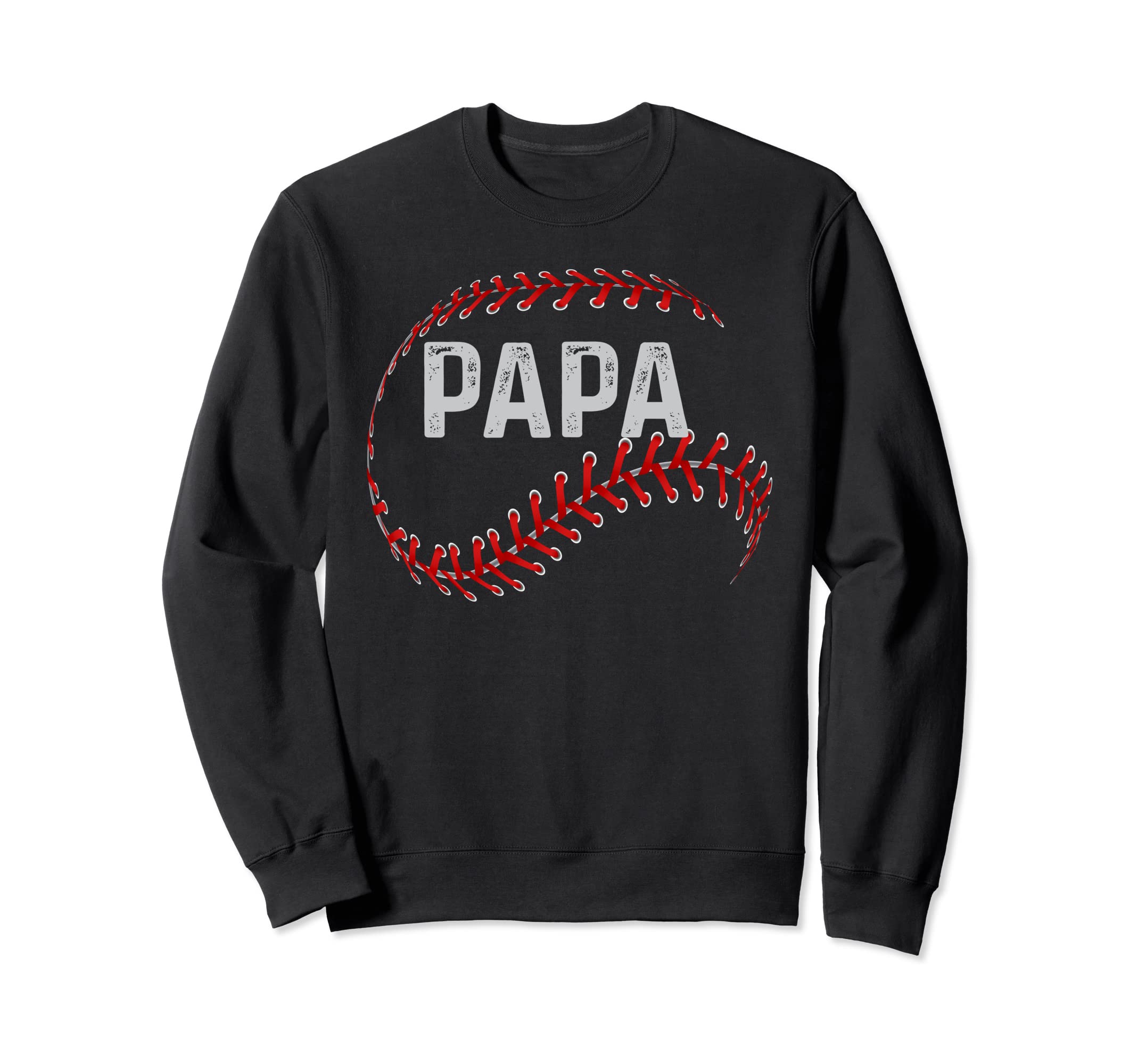 Baseball Papa Coach Fathers Day Sweatshirt - Graphic Print Men Women - T-Shirt, Sweatshirt, Hoodie