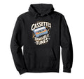 Cassettes Tangible Tunes Cassette Tape Hoodie - Custom Art Print Unisex - T-Shirt, Sweatshirt, Hoodie