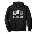 South Carolina Basic Distressed Arch Hoodie - Graphic Print for Adults - T-Shirt, Sweatshirt, Hoodie