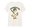 Outnumbered Mom Goose Baseball Mama Tri T-Shirt - Unique Graphic Unisex - T-Shirt, Sweatshirt, Hoodie
