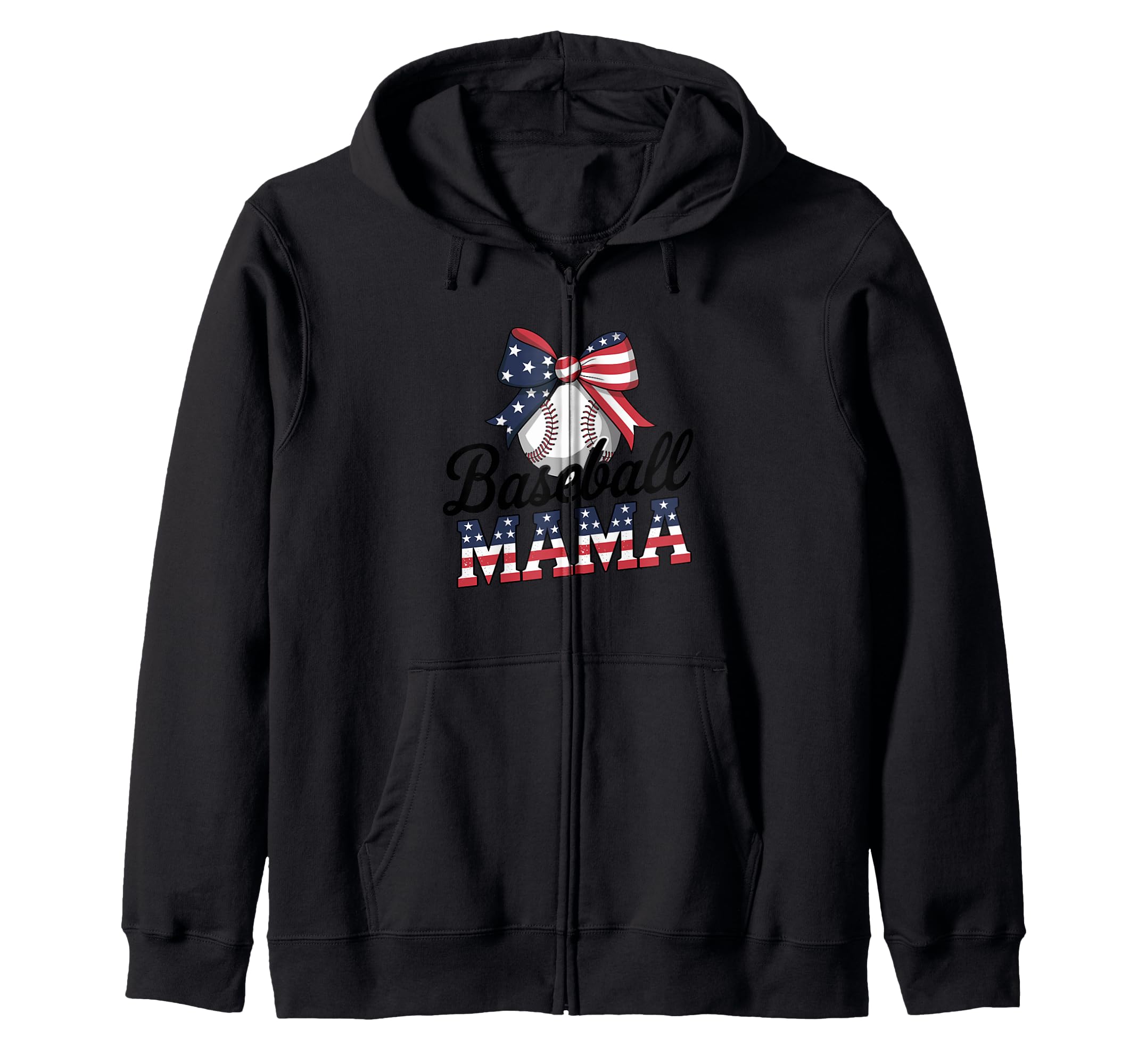 Patriotic Baseball Moms United Sweatshirt - Trendy Graphic Unisex - T-Shirt, Sweatshirt, Hoodie