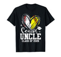 Senior Uncle Class 2026 Baseball T-Shirt - Graphic Print Men Women - T-Shirt, Sweatshirt, Hoodie