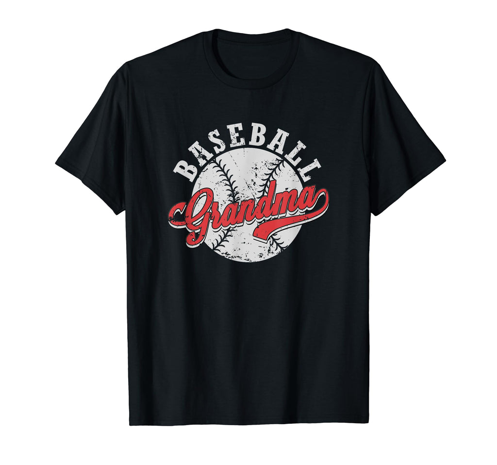 Baseball Grandma T-Shirt - Unique Graphic Men Women - T-Shirt, Sweatshirt, Hoodie