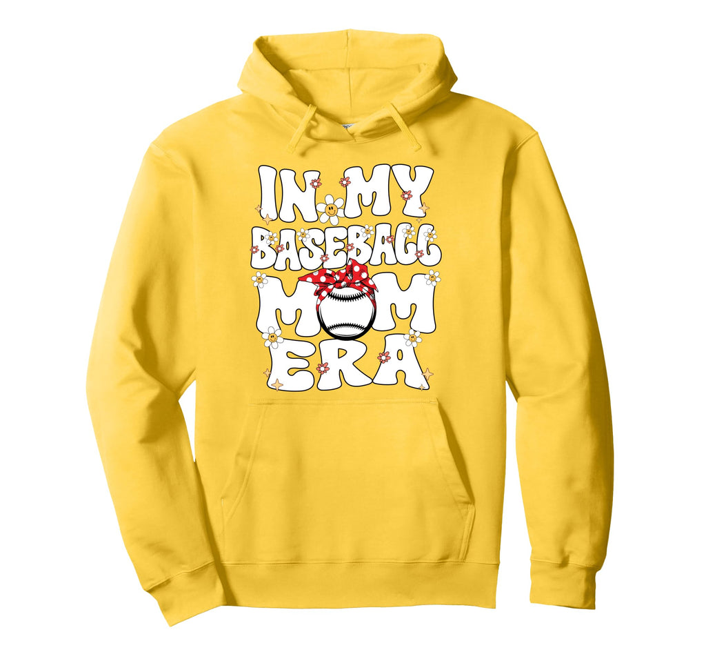 My Baseball Mom Era Baseball Mom Hoodie - Streetwear Style for Adults - T-Shirt, Sweatshirt, Hoodie