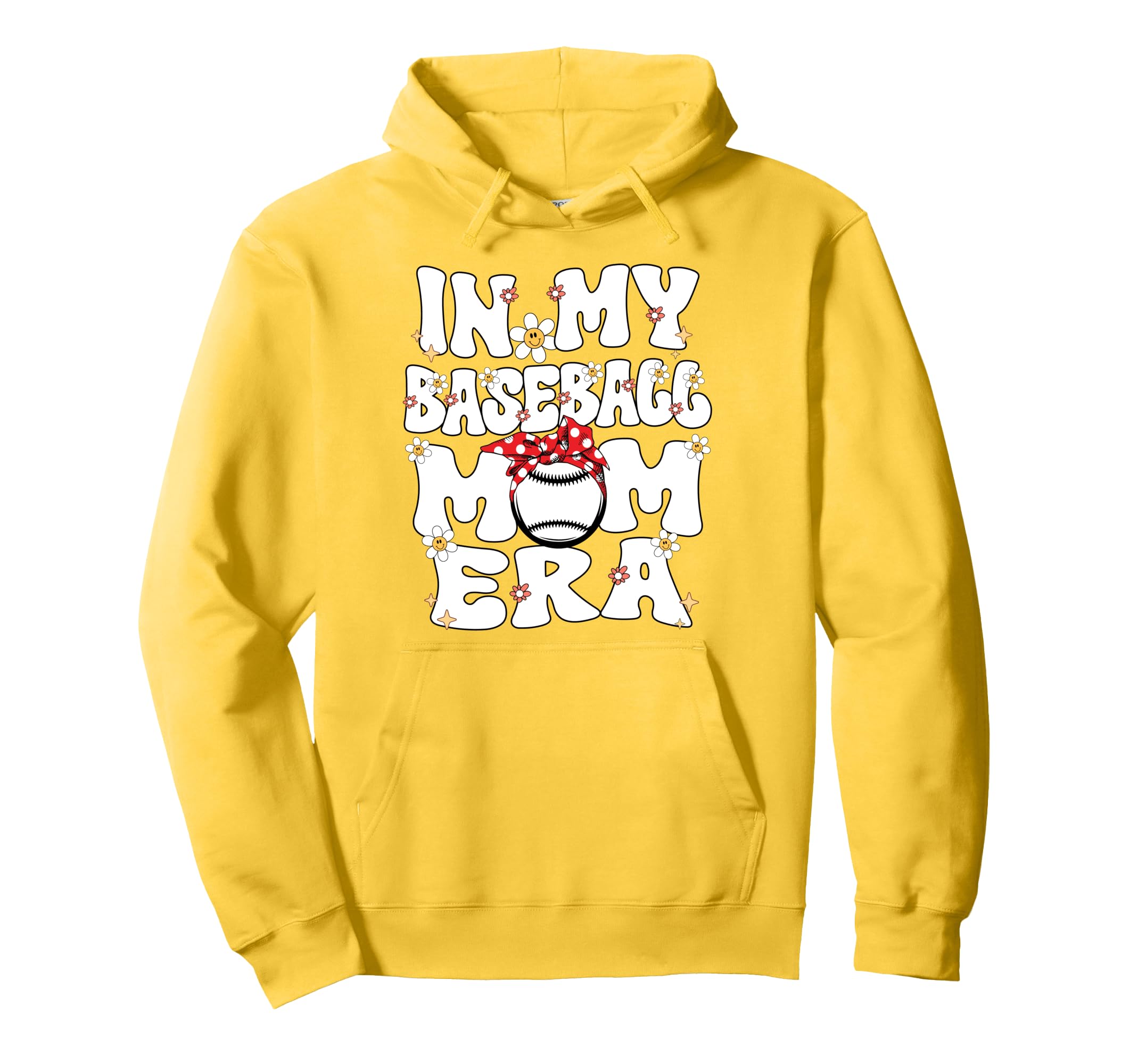 My Baseball Mom Era Baseball Mom Hoodie - Streetwear Style for Adults - T-Shirt, Sweatshirt, Hoodie
