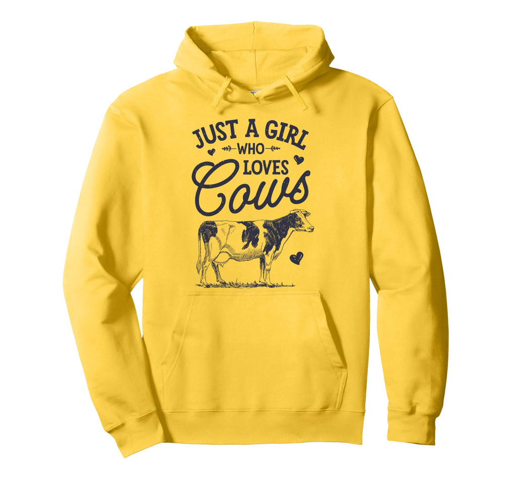 Cow Just Who Loves Cows Farmer Farm Hoodie - Custom Art Print Men Women - T-Shirt, Sweatshirt, Hoodie