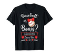 Baseball Or Bows Party Baseball Or Bows T-Shirt - Aesthetic Graphic Unisex - T-Shirt, Sweatshirt, Hoodie