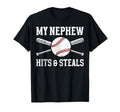 My Nephew Baseball Uncle Baseball T-Shirt - Aesthetic Graphic Unisex - T-Shirt, Sweatshirt, Hoodie