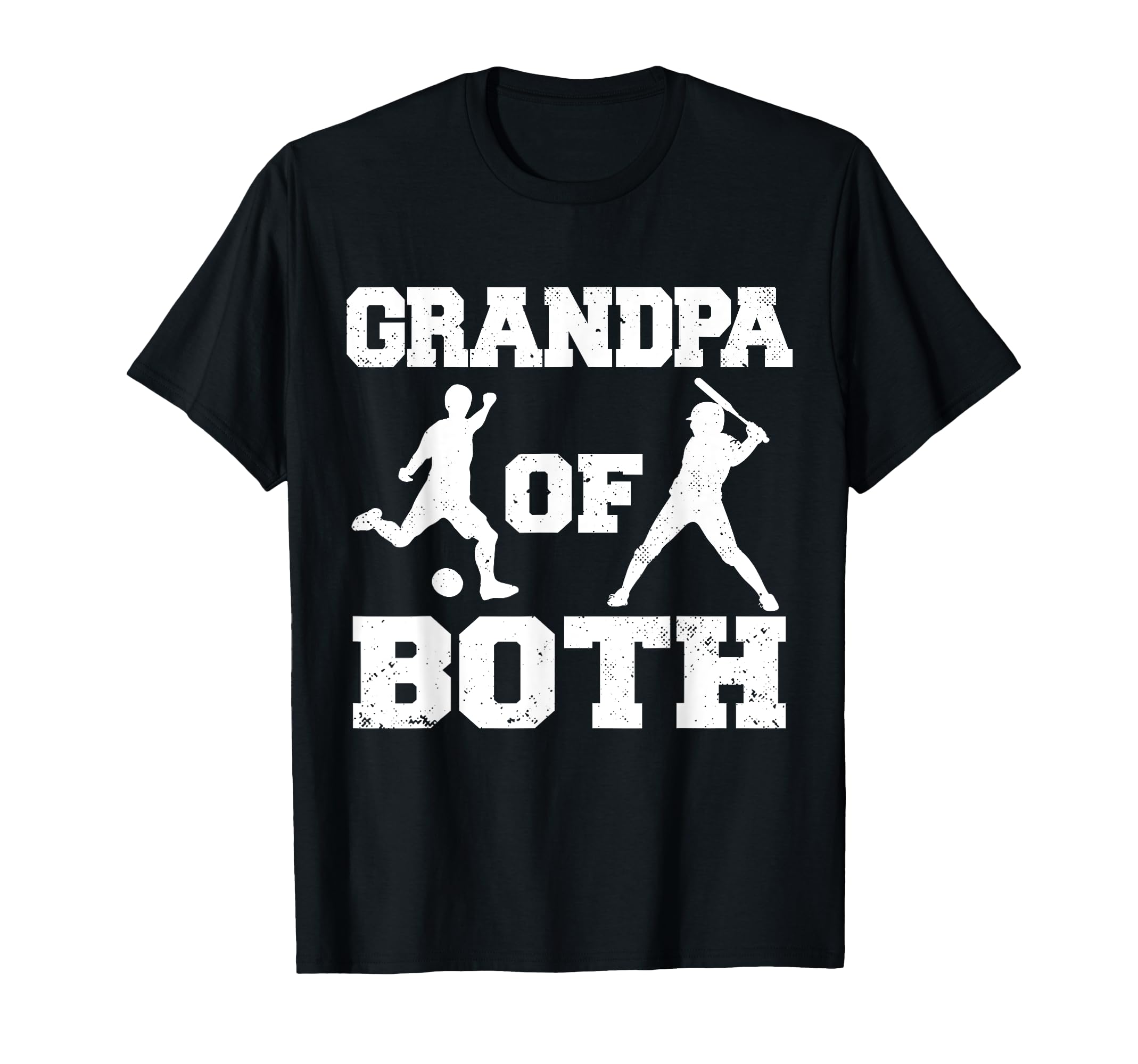 Grandpa Both Funny Soccer T-Shirt - Casual Everyday Wear Men Women - T-Shirt, Sweatshirt, Hoodie