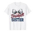 Baseball Sister Coquette Bow T-Shirt - Trendy Graphic Men Women - T-Shirt, Sweatshirt, Hoodie