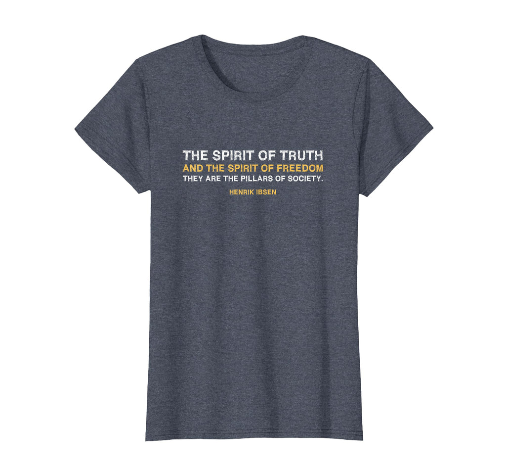 Anarchism Libertarian Henrik Ibsen Spirit T-Shirt - Graphic Print Unisex - T-Shirt, Sweatshirt, Hoodie