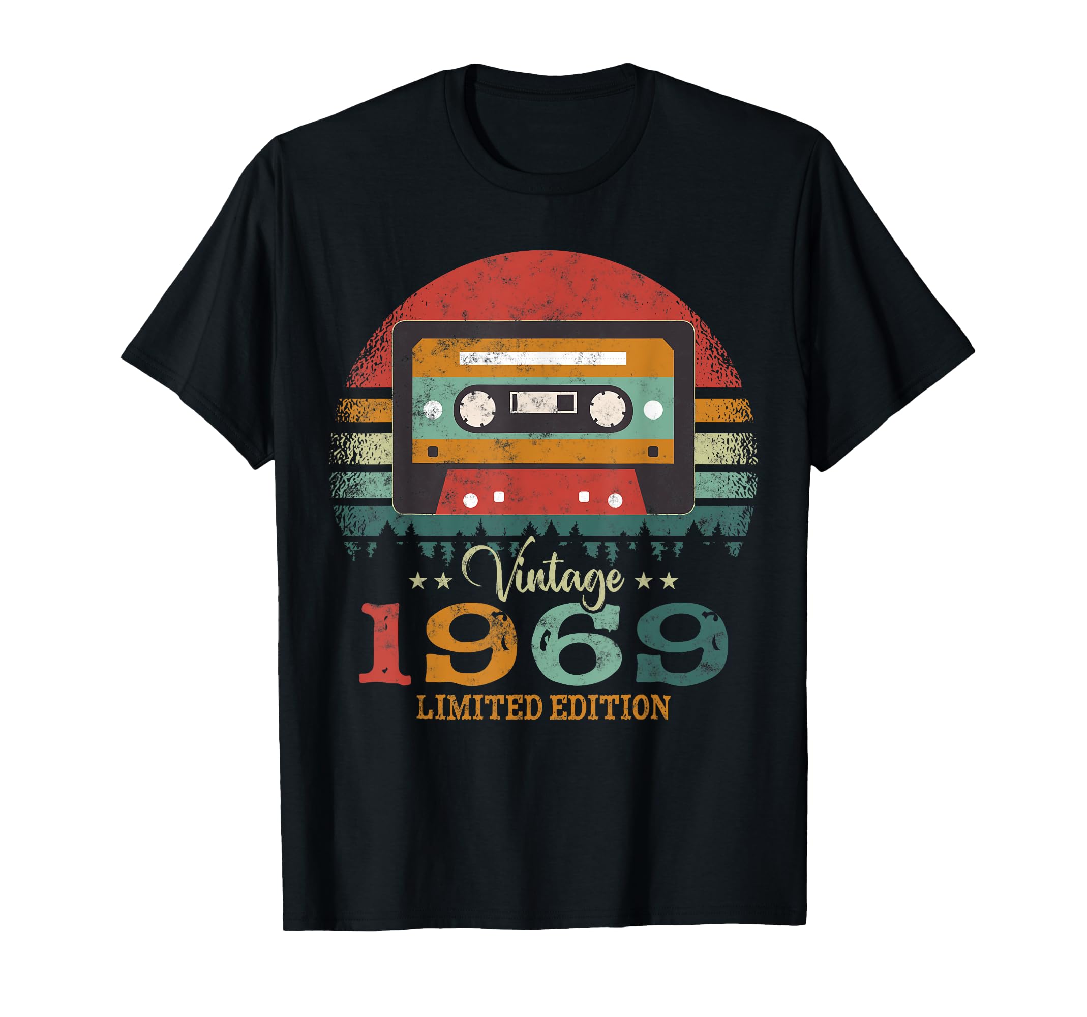 Cassette Tape 1969 Birthday T-Shirt - Casual Everyday Wear Men Women - T-Shirt, Sweatshirt, Hoodie