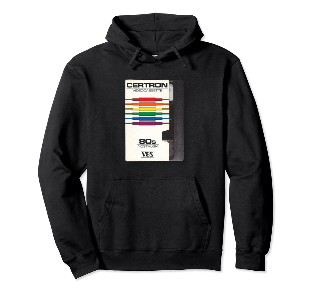 80S Nostalgia Vhs Video Cassette Tape Hoodie - Graphic Print Unisex - T-Shirt, Sweatshirt, Hoodie