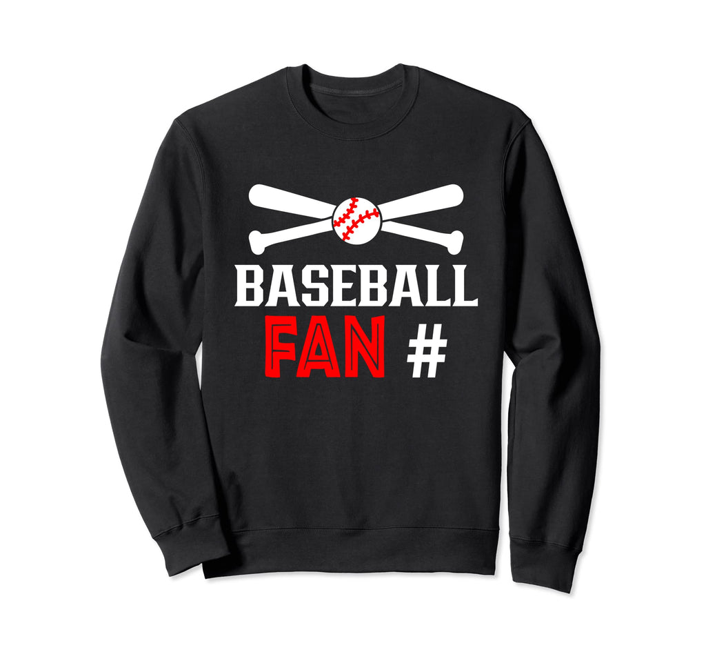 Baseball Fan No 1 Player Baseball Sweatshirt - Graphic Print for Adults - T-Shirt, Sweatshirt, Hoodie