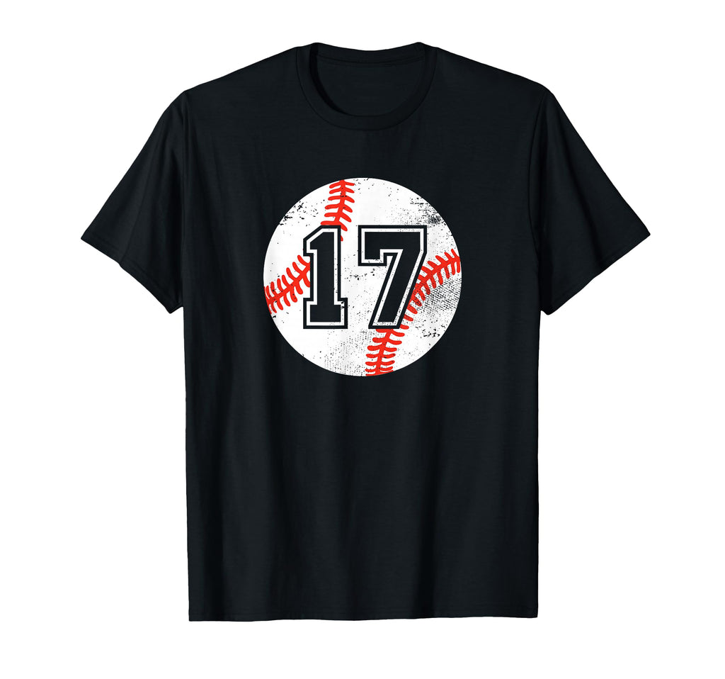 Baseball Player 17 Baseball Parent T-Shirt - Custom Art Print Unisex - T-Shirt, Sweatshirt, Hoodie