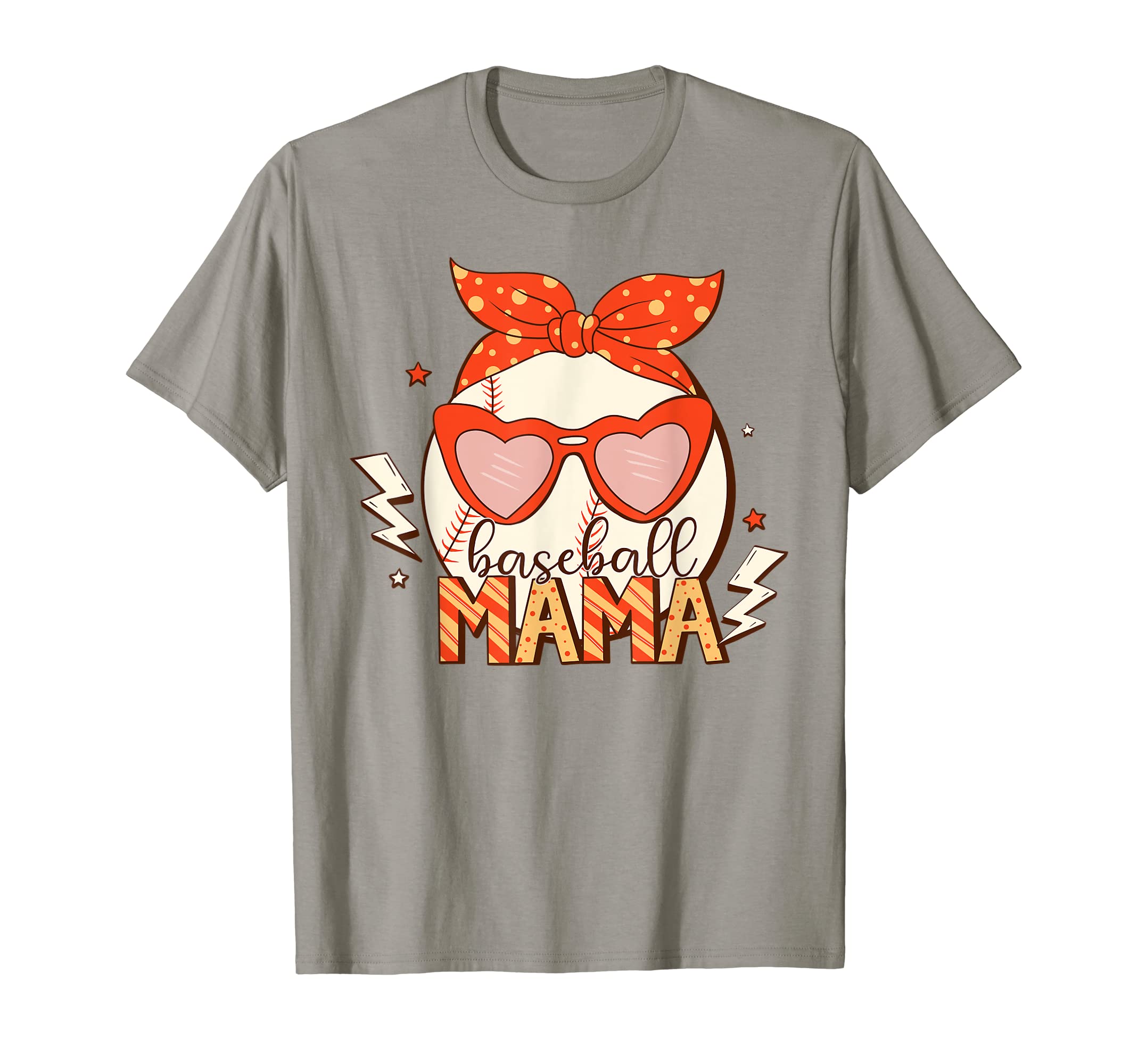 Baseball Mom Life Bandana Cheering T-Shirt - Custom Art Print for Adults - T-Shirt, Sweatshirt, Hoodie