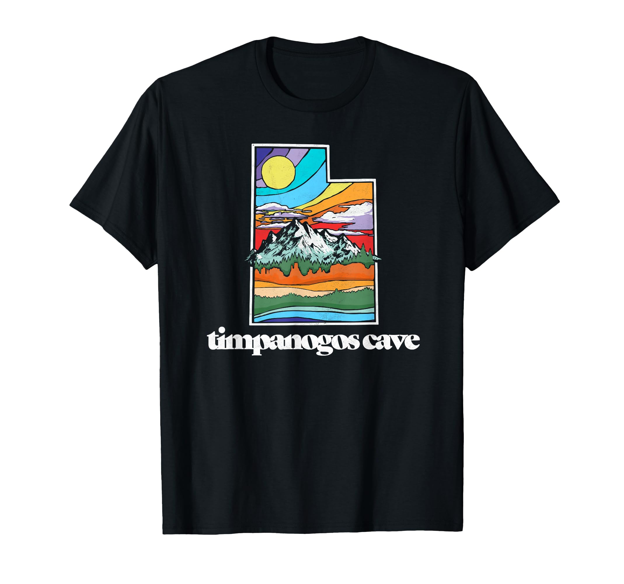Timpanogos Cave Utah Nature Outdoor T-Shirt - Aesthetic Graphic for Adults - T-Shirt, Sweatshirt, Hoodie