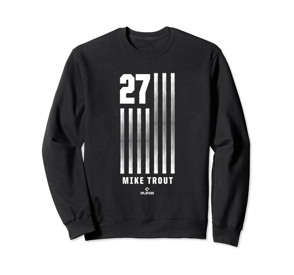 Mike Trout Flag Los Angeles Baseball Sweatshirt - Trendy Graphic Unisex - T-Shirt, Sweatshirt, Hoodie
