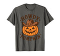 Howdy Pumpkin Autumn Western T-Shirt - Novelty Apparel for Adults - T-Shirt, Sweatshirt, Hoodie