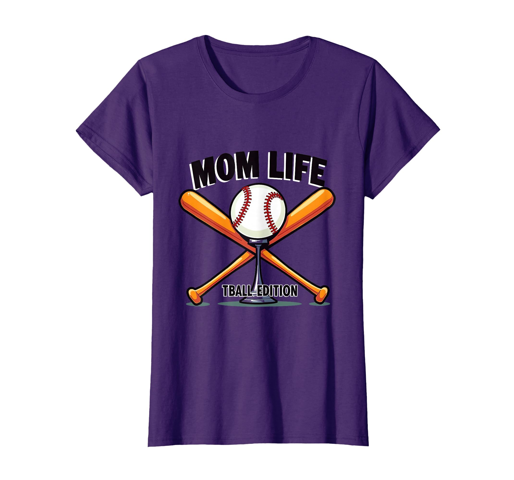 Mom Life Tball Baseball Mom T-Shirt - Graphic Print for Adults - T-Shirt, Sweatshirt, Hoodie