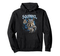 Squirrel 90S Heavy Metal Squirrel Hoodie - Custom Art Print for Adults - T-Shirt, Sweatshirt, Hoodie