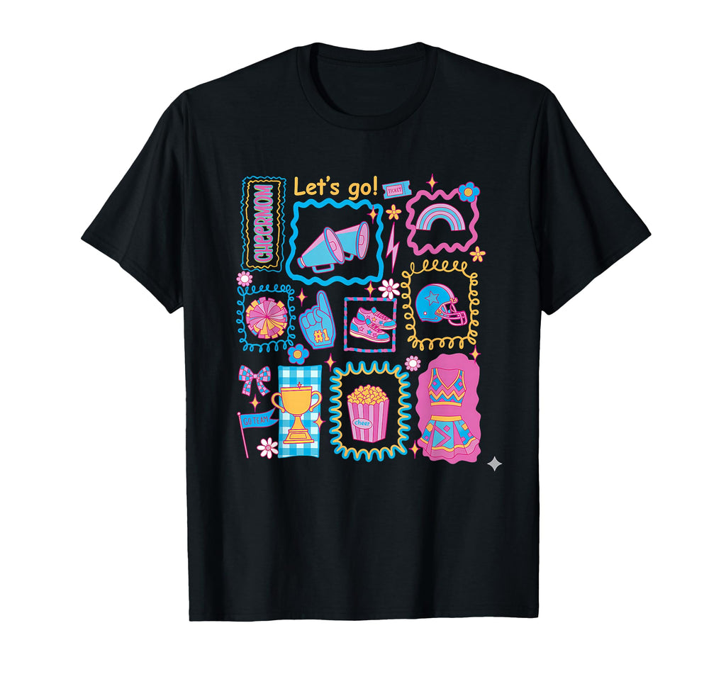 Coquette Cheer Mom Game Day T-Shirt - Fun Novelty Design for Adults - T-Shirt, Sweatshirt, Hoodie