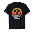 Wrestler Mom Distressed Wrestling Fan T-Shirt - Trendy Graphic Unisex - T-Shirt, Sweatshirt, Hoodie