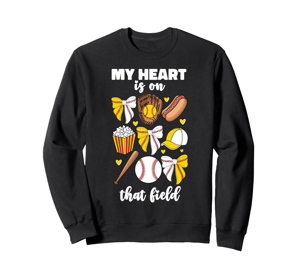 My Heart Is That Field Half Sweatshirt - Unique Graphic for Adults - T-Shirt, Sweatshirt, Hoodie