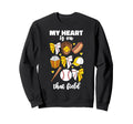 My Heart Is That Field Half Sweatshirt - Unique Graphic for Adults - T-Shirt, Sweatshirt, Hoodie