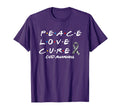 Cvid Awareness Peace Love Cure T-Shirt - Unique Graphic Unisex - T-Shirt, Sweatshirt, Hoodie