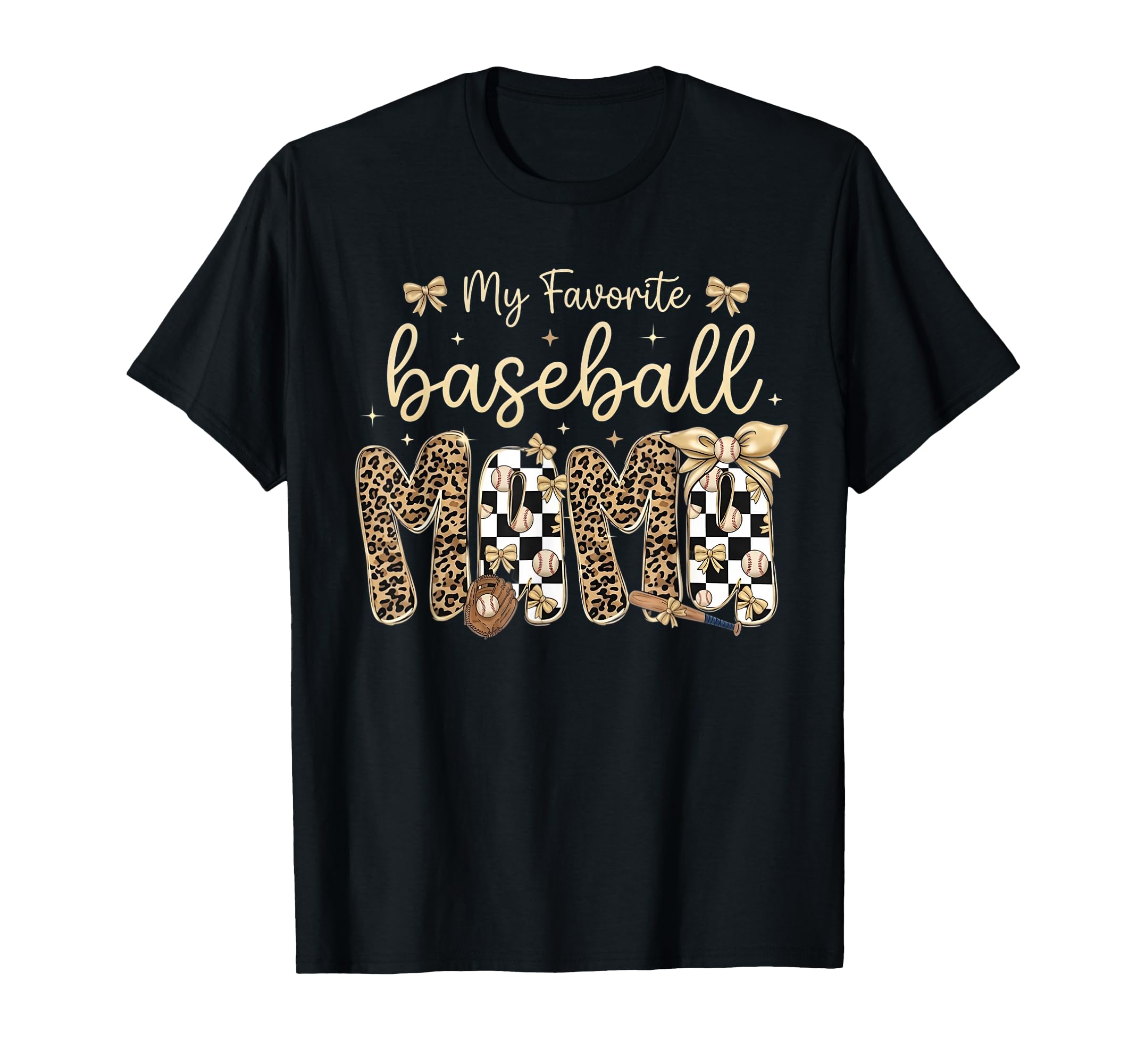 My Favorite Baseball Player Mama Support T-Shirt - Graphic Print Unisex - T-Shirt, Sweatshirt, Hoodie