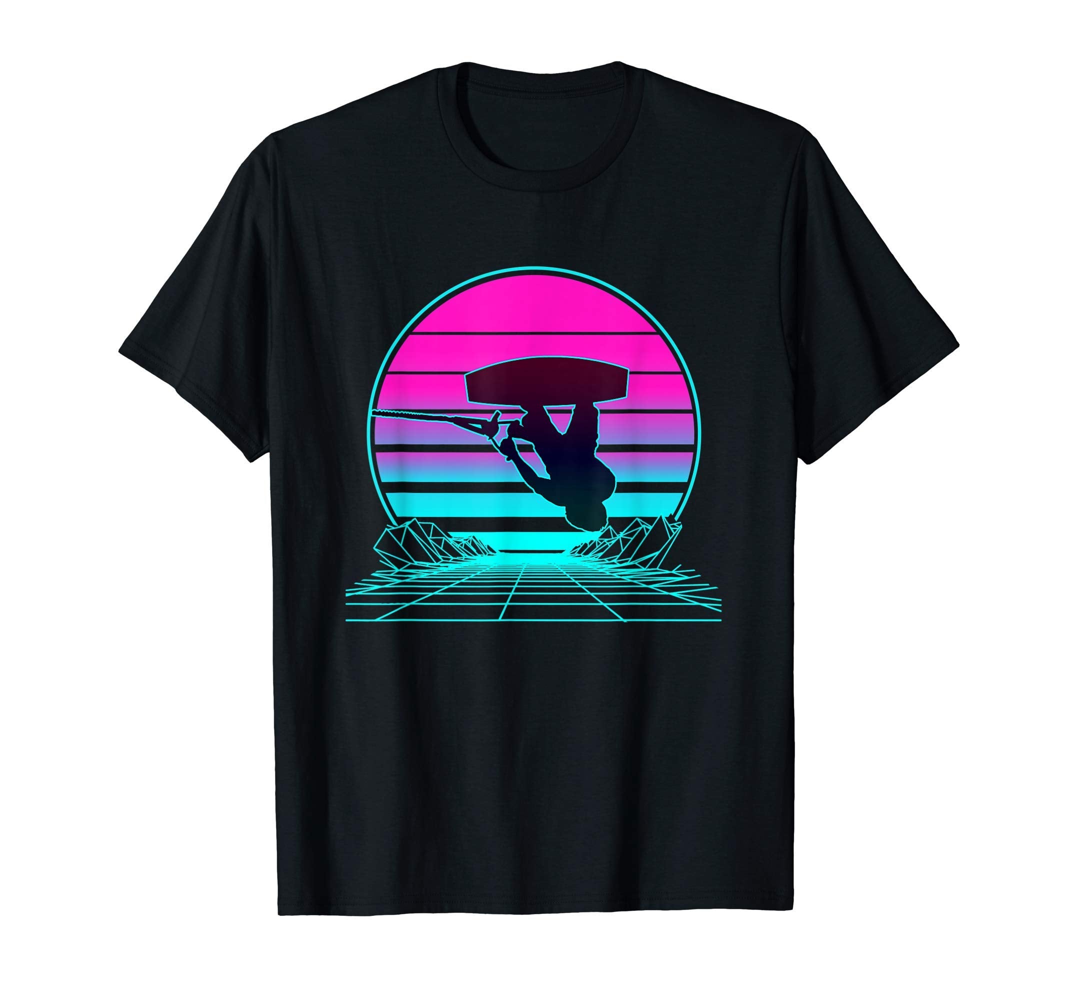 Sunset Wakeboarding T-Shirt - Graphic Print for Adults - T-Shirt, Sweatshirt, Hoodie
